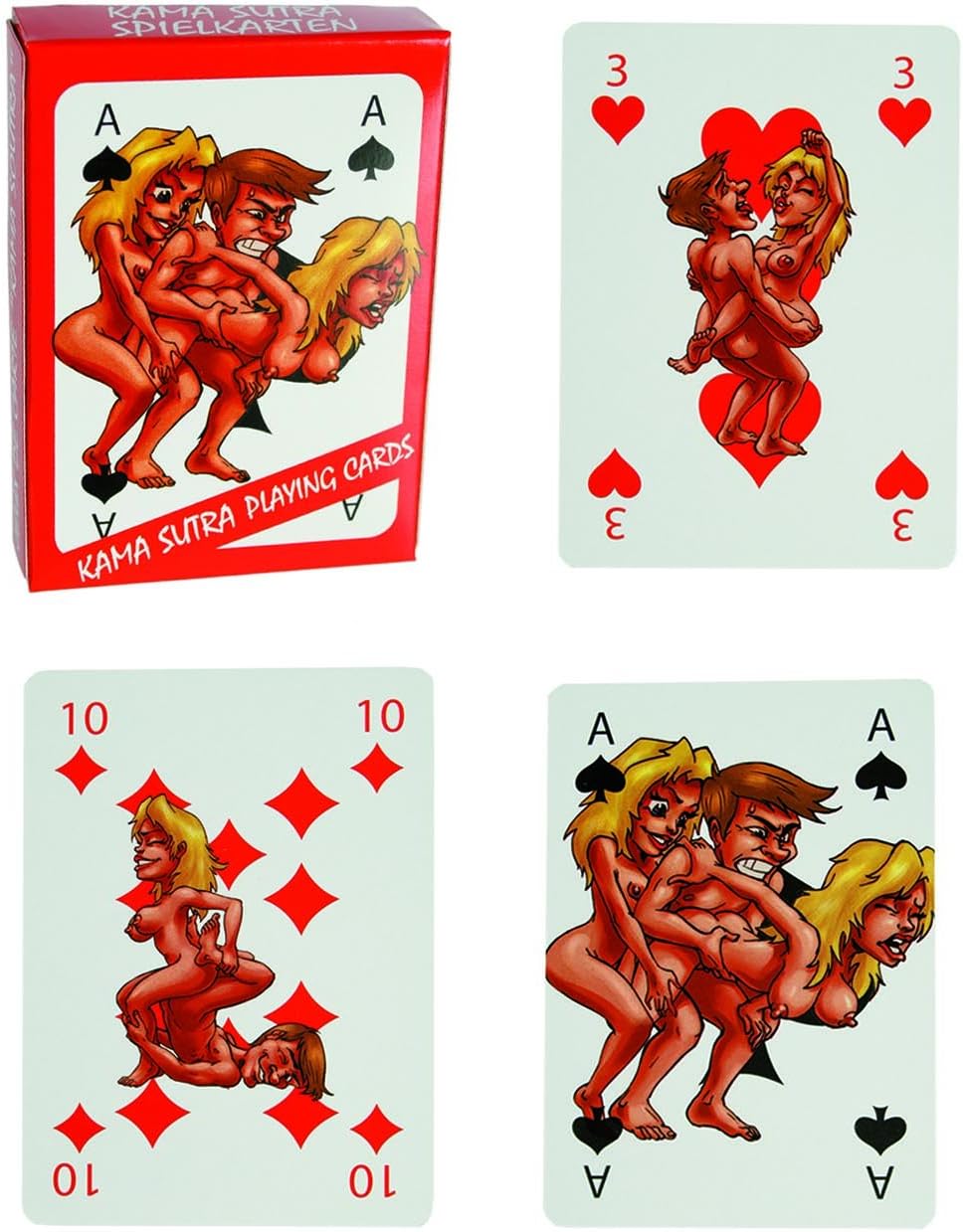 Hottest Gift present Great For Christmas, Birthday, Stocking Fillers, Secret Santa - Kamasutra Playing CardsGreat fun with these games - Ideal for Men, Women, Collegues, Friends, Adults