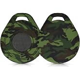 kwmobile Silicone Cover Compatible with Harley Davidson Motorcycle Key - Motorcycle Key Case - Camouflage Black / Light Green / Dark Green