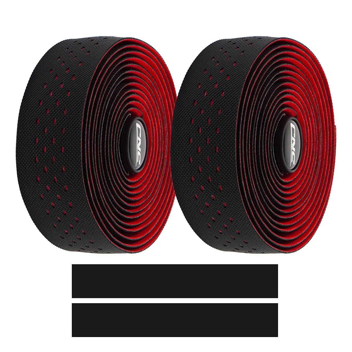 CNC Road Bike Handlebar Tape,2 Rolls Bicycle Handlebar Tape，Red