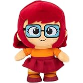 Jazwares Warner Bros. Scooby-Doo 8-Inch Velma Plush - Super-Soft and Huggable Plush Toy - Official Licensed Plush - for All Ages