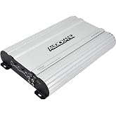 Audiobank P2002 2-Channel 2000 Watt Bridgeable Car Audio Amplifier, Class A/B, 2 Ohm Stable, Aluminum Alloy Heatsink, Remote Turn-On, LED Indicators