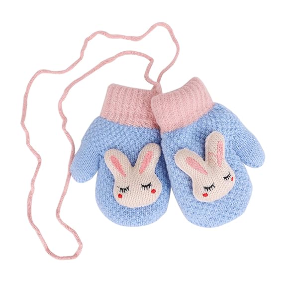 baby gloves with strings