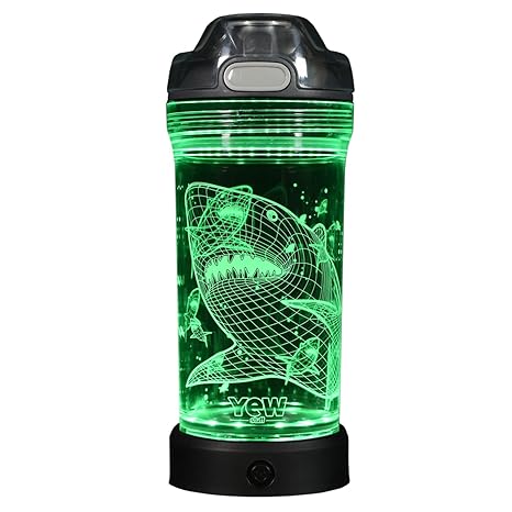 Igloo Yew Stuff Kids Water Bottle Led Light Up Design 14oz
