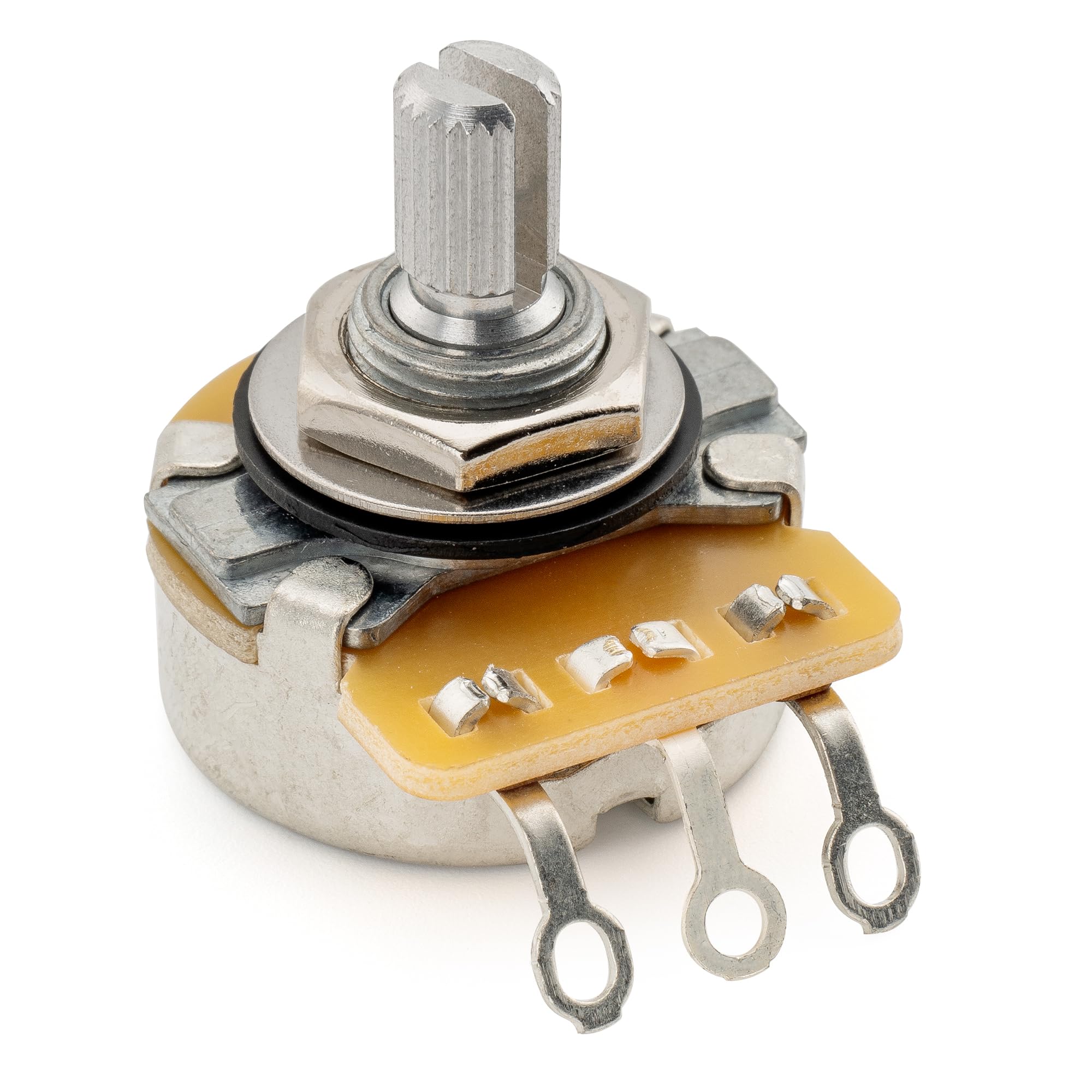 CTS 450 A250K Pot Short Split Shaft 1/4 Inch 10% Audio Taper Potentiometer for Electric Guitar Bass