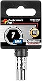 Performance Tool W36207 1/4-Inch Drive 7mm 6pt Socket