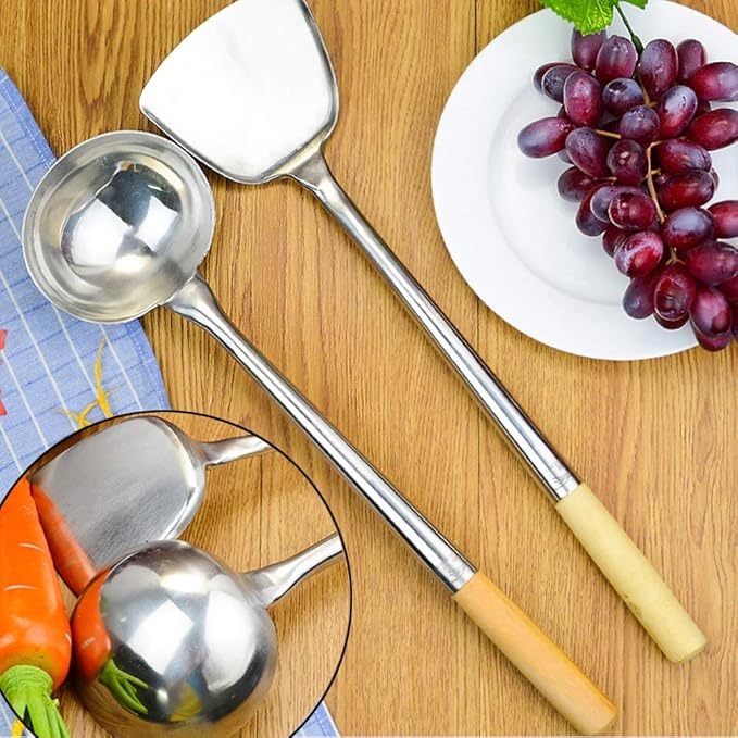 Wok Spoon Wok Spatula is Suitable for All Woks, 18.519