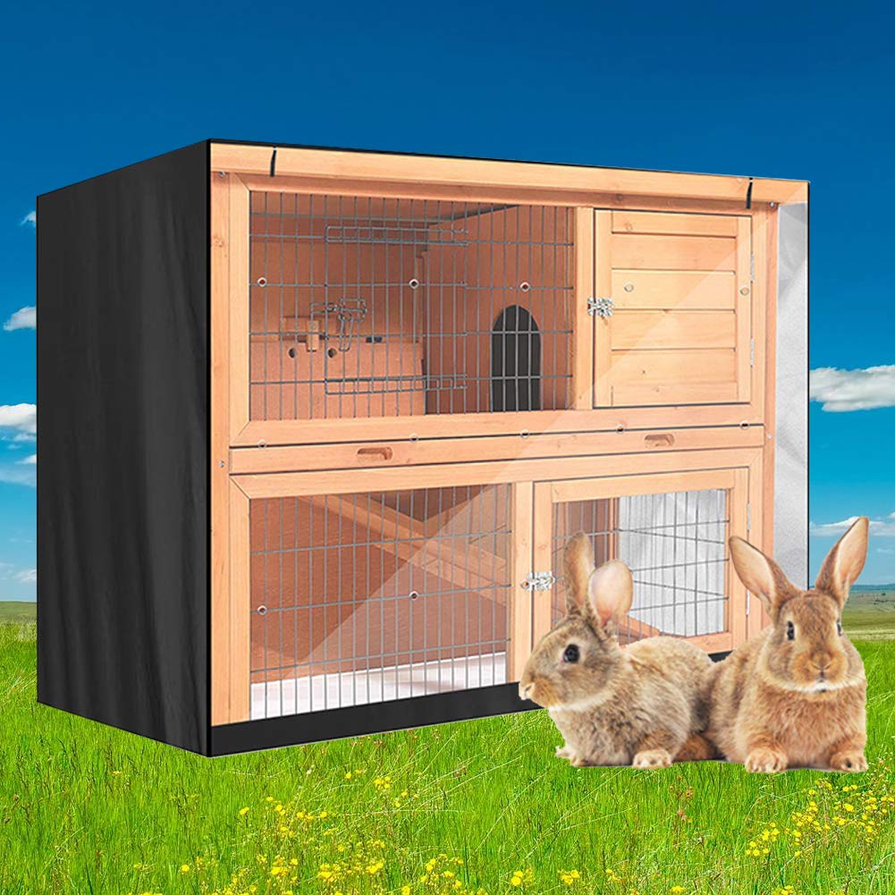 Excerando 210D Rabbit Thermal Cover for Double Layer Cages Winter 48" x 20" x 41