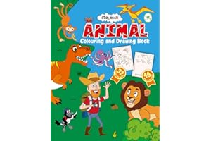 Steve and Maggie's Animal Colouring and Drawing Book: A Fun and Creative Way to Colour, Draw, and Explore Animals!