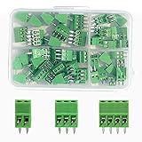 Molence 50PCS 2.54mm 0.1" Pitch PCB Mount Screw