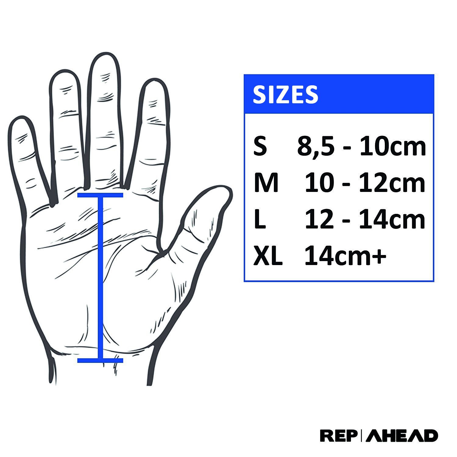 REP AHEAD Grips 2.0 (Guantes/calleras para Atletas)– La protección para Las Manos Extra Fuerte para Crossfit, calistenia, Halterofilia y Gimnasia