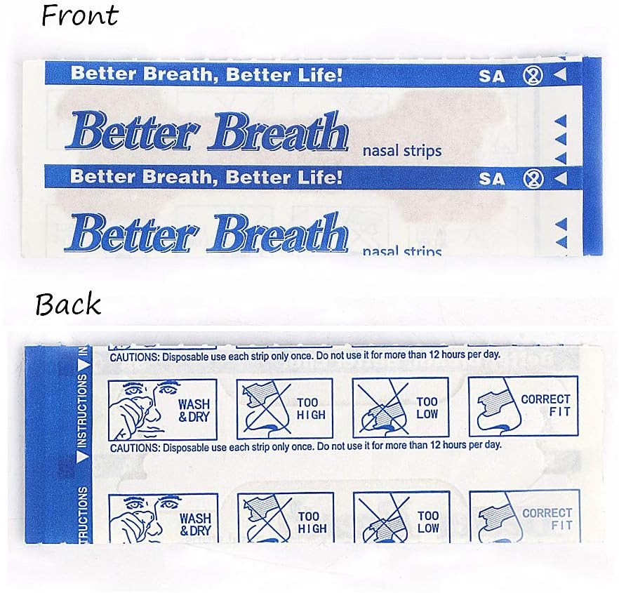 Angzhili 100 Pcs Nasal Strips,Snoring Congestion Relief, Improved Nighttime Sleeping (Large), L (Pack of 100) - Image 4