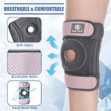 MAYKI Knee Brace for Women Patella Gel Pad 2 Adjustable Straps Breathable view 5