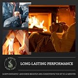Log Barn Natural Firelighters 1000 Pack Wood Burner Pizza Oven BBQ Starters view 5