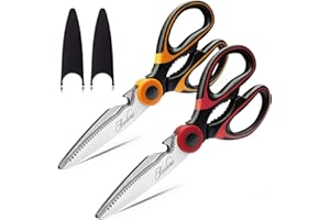 Acelone Kitchen Shears,Kitchen Scissors Heavy Duty Meat Scissors Poultry Shears, Dishwasher Safe Food Cooking Scissors All Pu