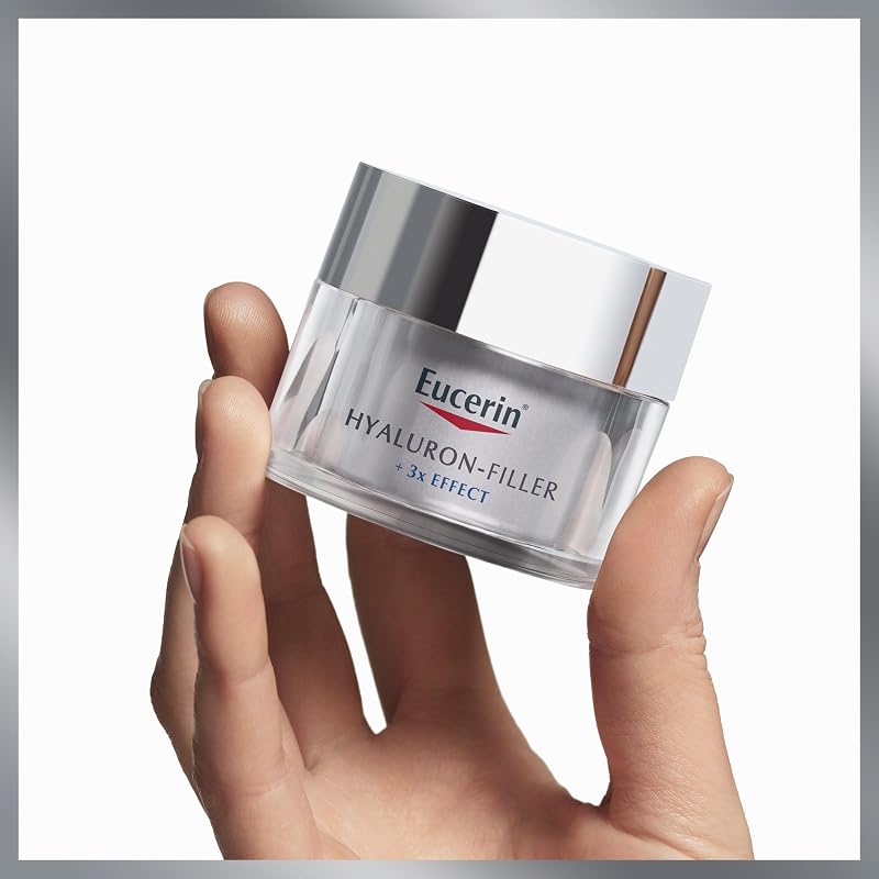 Hyaluron-Filler Crema de Día FPS 30 (50 ml), crema antiedad con acción antiarrugas e hidratante, con Ácido Hialurónico para una piel rejuvenecida, para todo tipo de pieles