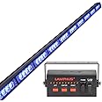 LAMPHUS SolarBlast 47" 40W Blue LED Traffic Advisor Light Bar with TA Controller Box - 12V Waterproof Emergency Safety Warning Lightbar Lights for Firefighter EMS Responder Truck Vehicle