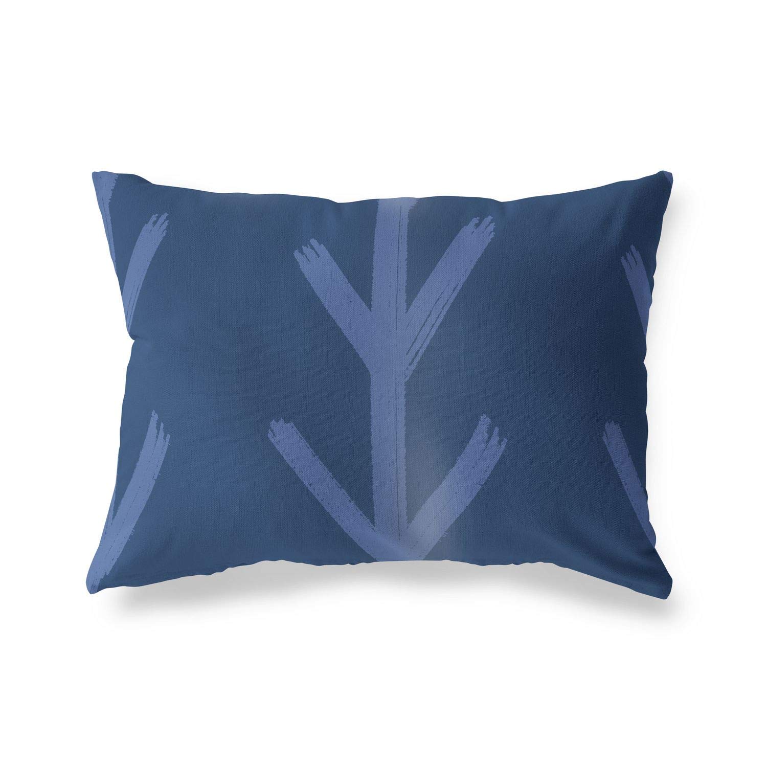 BonaMaison Decorative Cushion Cover, Blue Throw Pillow Covers, Home Decorative Pillowcases for Livingroom, Sofa, Bedroom, Size: 45X60 Cm - Designed and Manufactured in Turkey