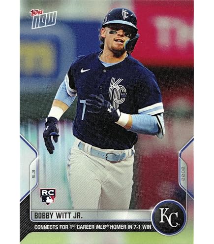 Amazon.com: 2022 Topps Now Baseball #119 Bobby Witt Jr. Rookie 