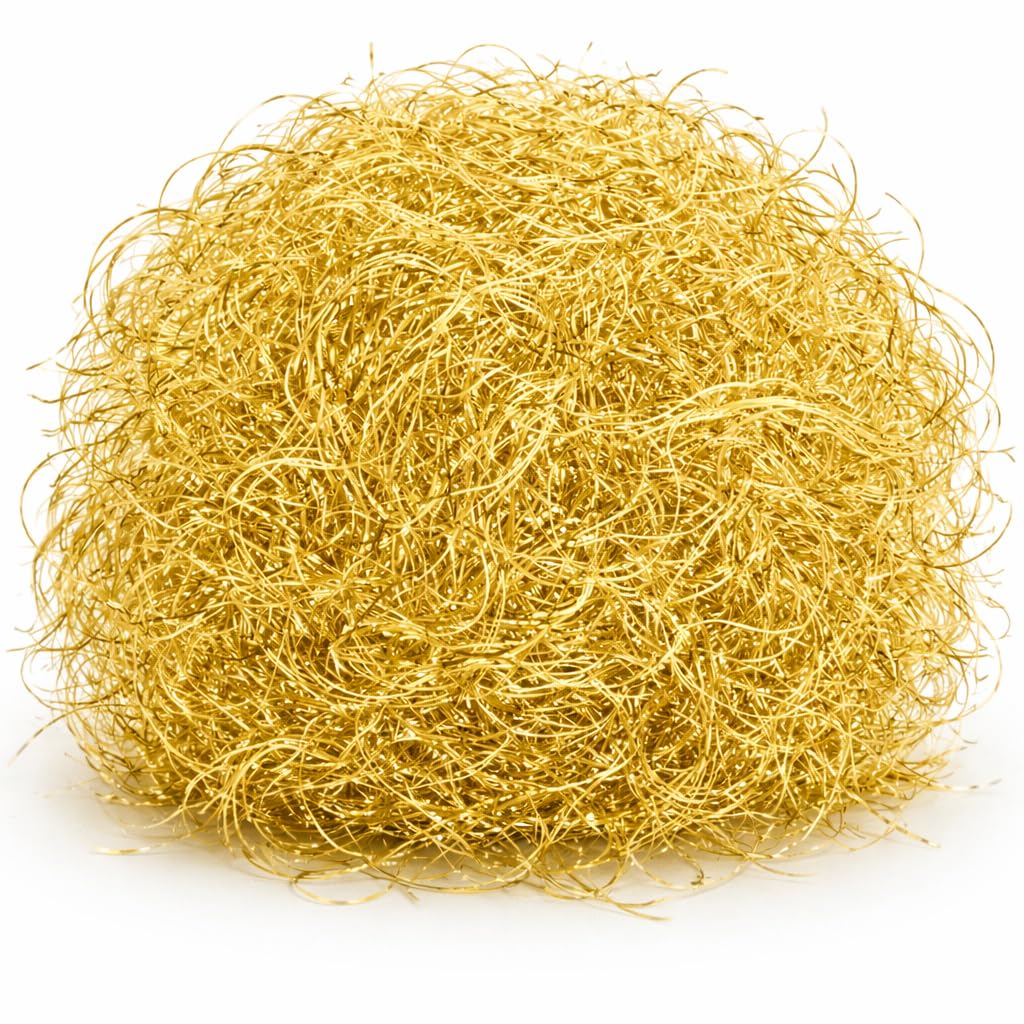 Angel Hair for Christmas & Advent as Decoration and Decoration Approx. 15 g (Gold)