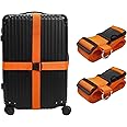 Orgthin Luggage Straps, Car Seat Strap, Car Seat Travel Strap for Aiplane, Car Seat Strap for Luggage, Convert Car Seat into Car Seat Stroller, 2pcs Car Seat Belt