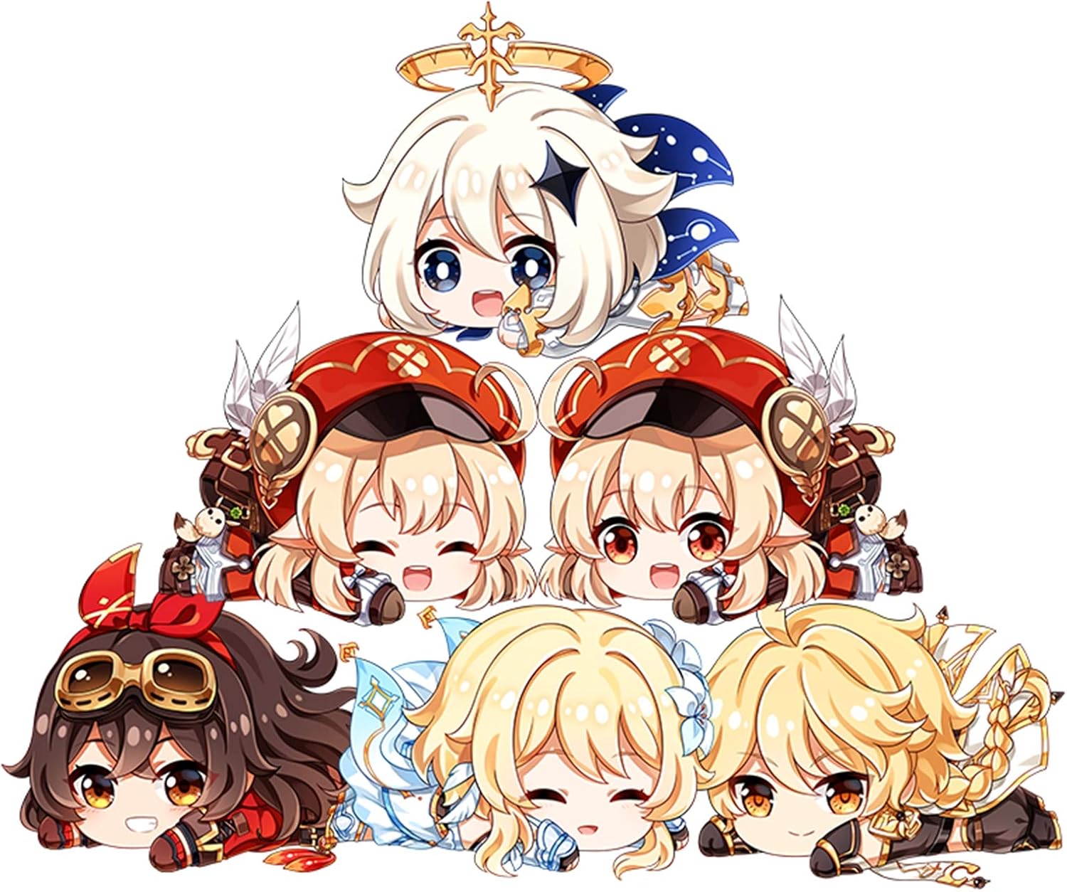 Amazon 原神 げんしん 抱き枕 アンバー クレー パイモン 空 蛍 ぬいぐるみ 両面プリント おもちゃ クッション 背当て 座布団 装飾 コスプレ小道具 人気ゲーム かわいい 萌えグッズ 周辺 ギフト プレゼント アニメ 萌えグッズ 通販