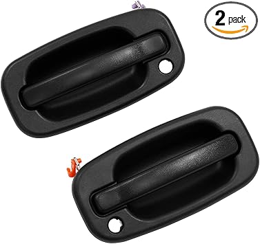 Amazon Com Exterior Door Handle Front Left Right Pair With Key Hole For 1999 2007 Chevy Silverado Suburban Tahoe Avalanche Gmc Sierra Yukon Cadillac Escalade Replaces 15034985 15034986 Automotive
