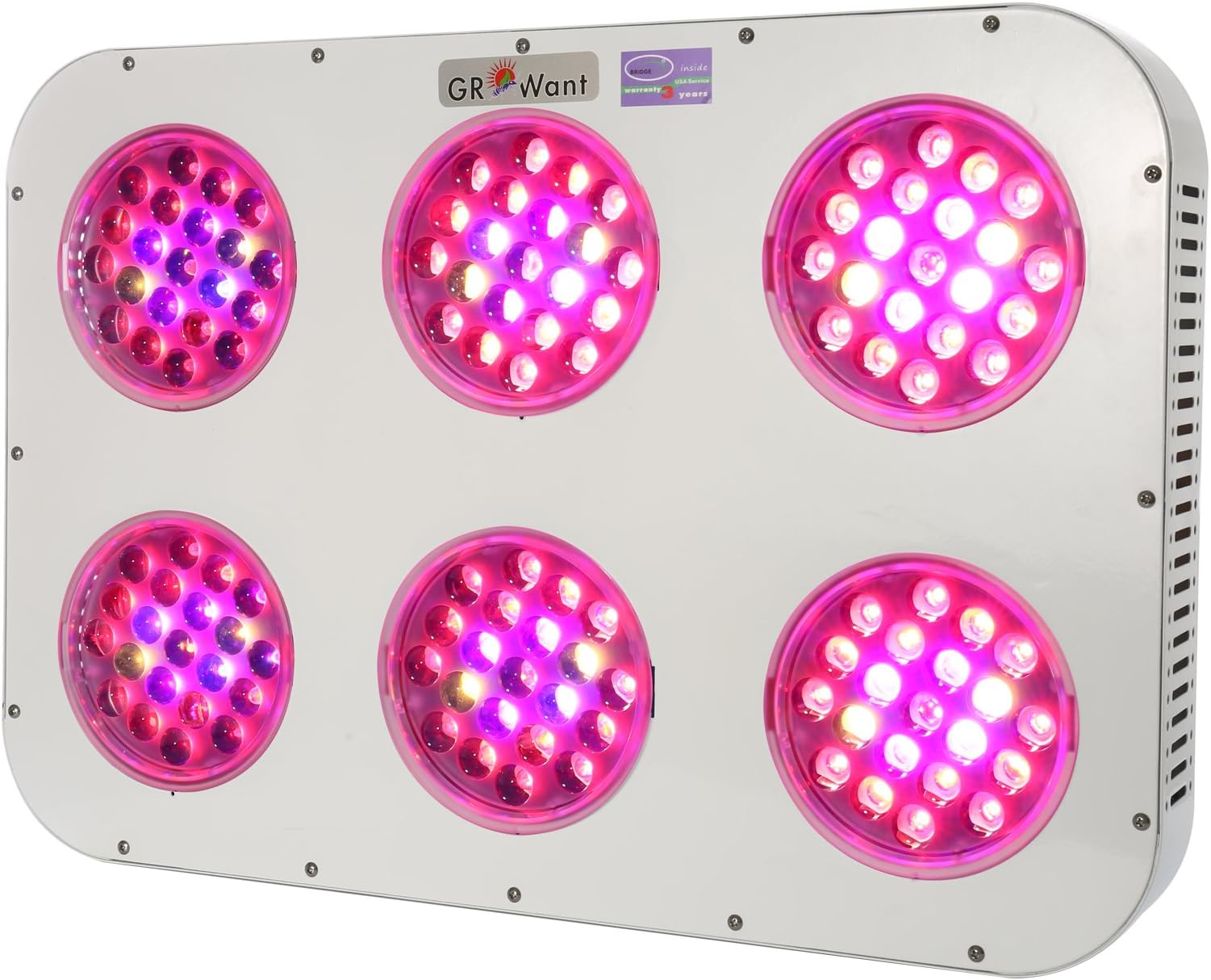 GROWant G2-Lens Series 900Watt LED Grow Light Full Spectrum Enhanced for Indoor Plants Veg and Flower