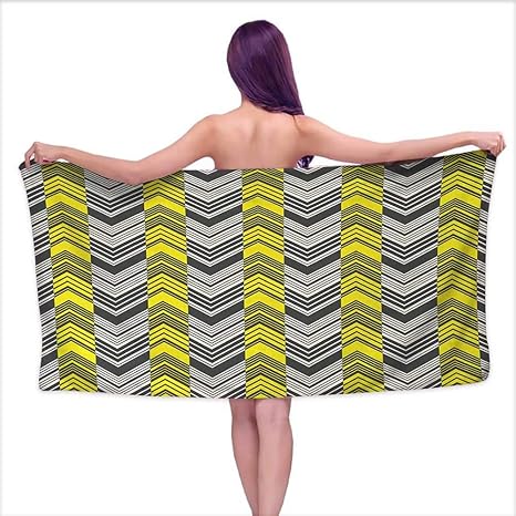 Amazon Glifporia エキストラロングバスタオル Xo チックタックトゥ シンプルパターン 縦横ラインイラスト バーミリオン ブラック ホワイト ユース ガールズ コットン W Xl39 バスタオル ホーム キッチン オンライン通販