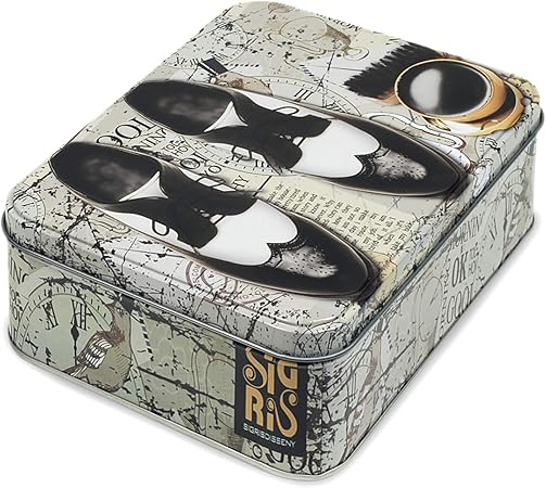 Art Deco Home Sigris - Caja Zapatos Metal 18 cm: Amazon.es: Hogar