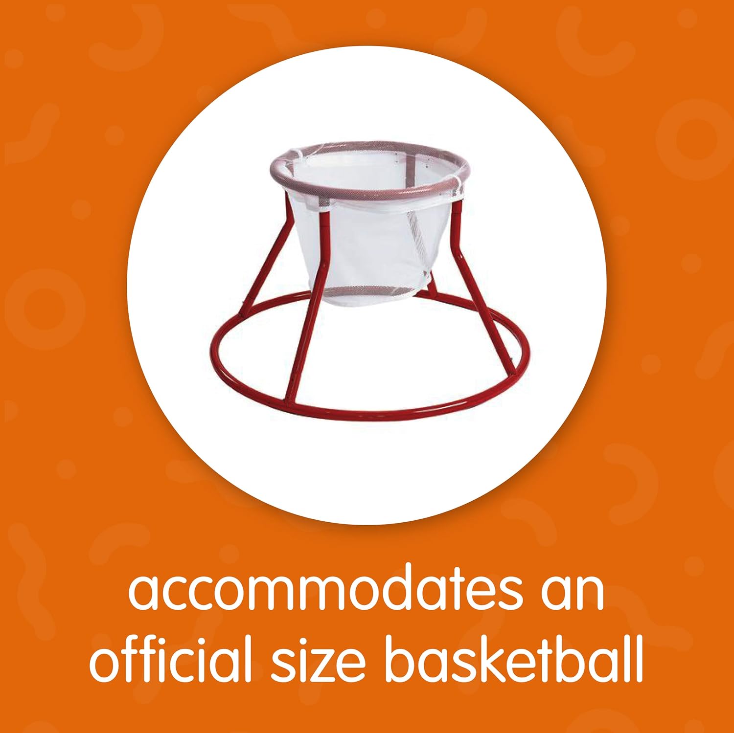 Excellerations Oversized Rim, Easy Score Basketball Hoop Set for Toddlers and Kids Toy Slamdunk: Industrial & Scientific