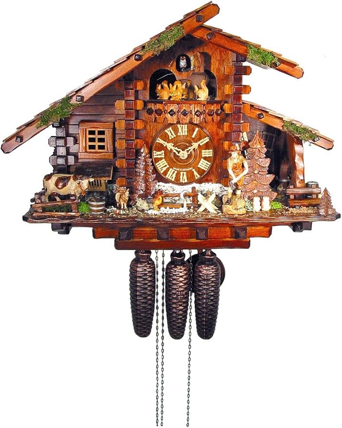 Amazon Co Jp 鳩時計 狩猟小屋 農家 ホーム キッチン