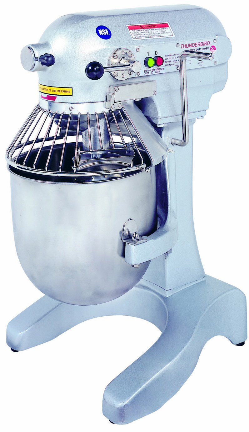 Thunderbird 115V60HZ1PH Gear Driven Mixer, 10Quart Electric Stand Mixers