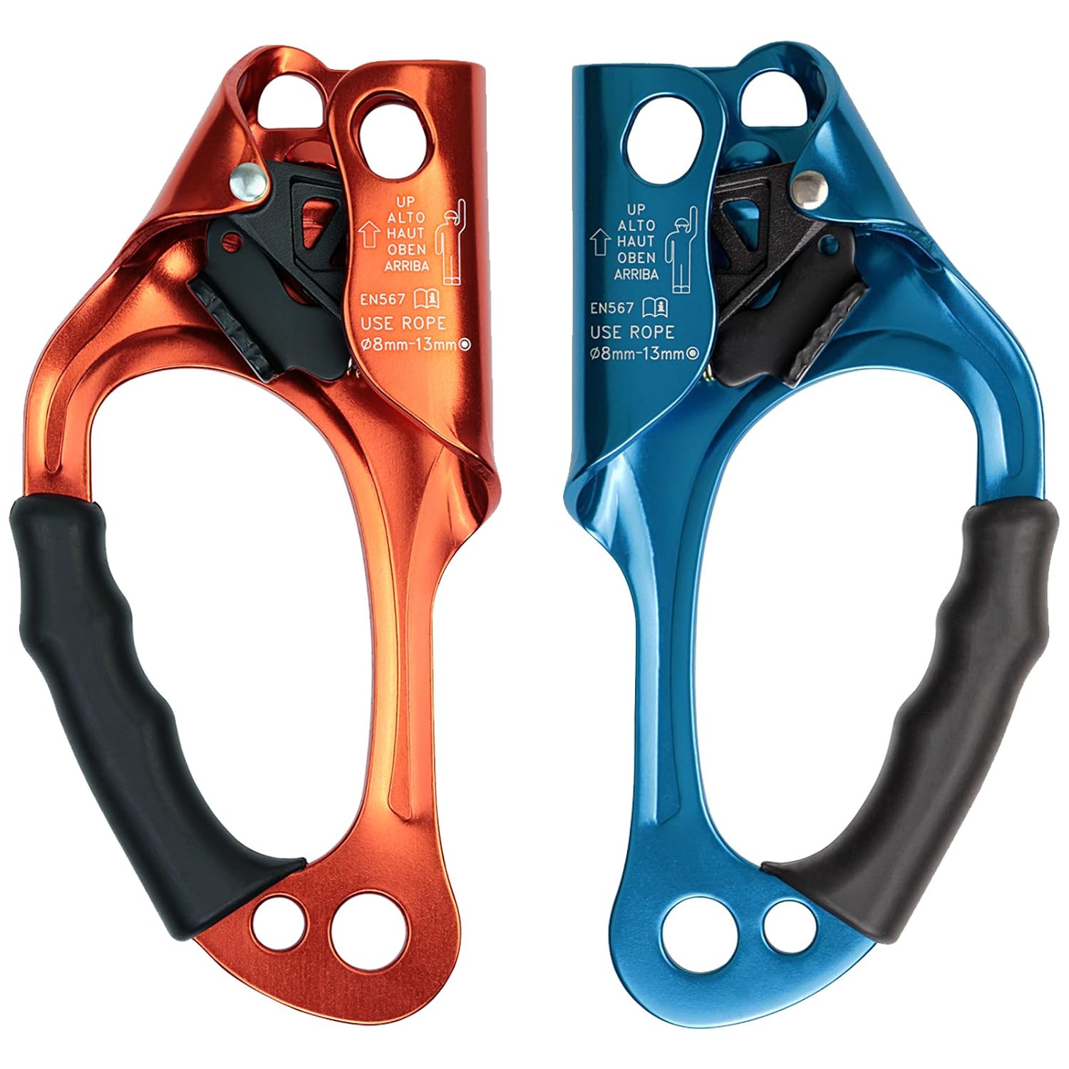ALPIDEX Climbing Rope Ascender Set both hands right left Amazon.co.uk