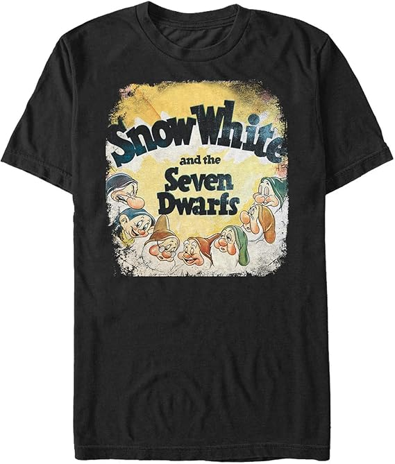 Amazon Astorrysion 白雪姫と7人の小人ビンテージポスターメンズショートファニーtシャツ半袖 S 4l Tシャツ カットソー 通販