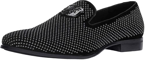 stacy adams swagger loafer black