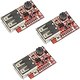 Boost Converter Module, DROK 3pcs USB DC-DC Step up 3V to 5V 1A Convert Voltage Regulator Board for MP3 MP4 Phone Charging