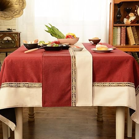 Jinyidian Shop The Two Color Table Flag Fabrics Like Linen