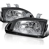 SPEC-D TUNING Black Headlights | For 1992-1995 Honda Civic 2/3/4Dr