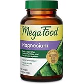 MegaFood Magnesium Glycinate, Heart &amp; Nervous System Support, 60 Tablets | Fermented Magnesium Glycinate, Gentle on the Stomach, Highly Bioavailable, Chelated Formula, Vegan, Non-GMO, 60 Servings