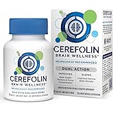 Cerefolin Brain Wellness, Targeted Nutrition for Cognitive Support, Improves Memory, Focus & Concentration, L-Methylfolate, NAC, B12, Neurologist Recommended (30 Count)