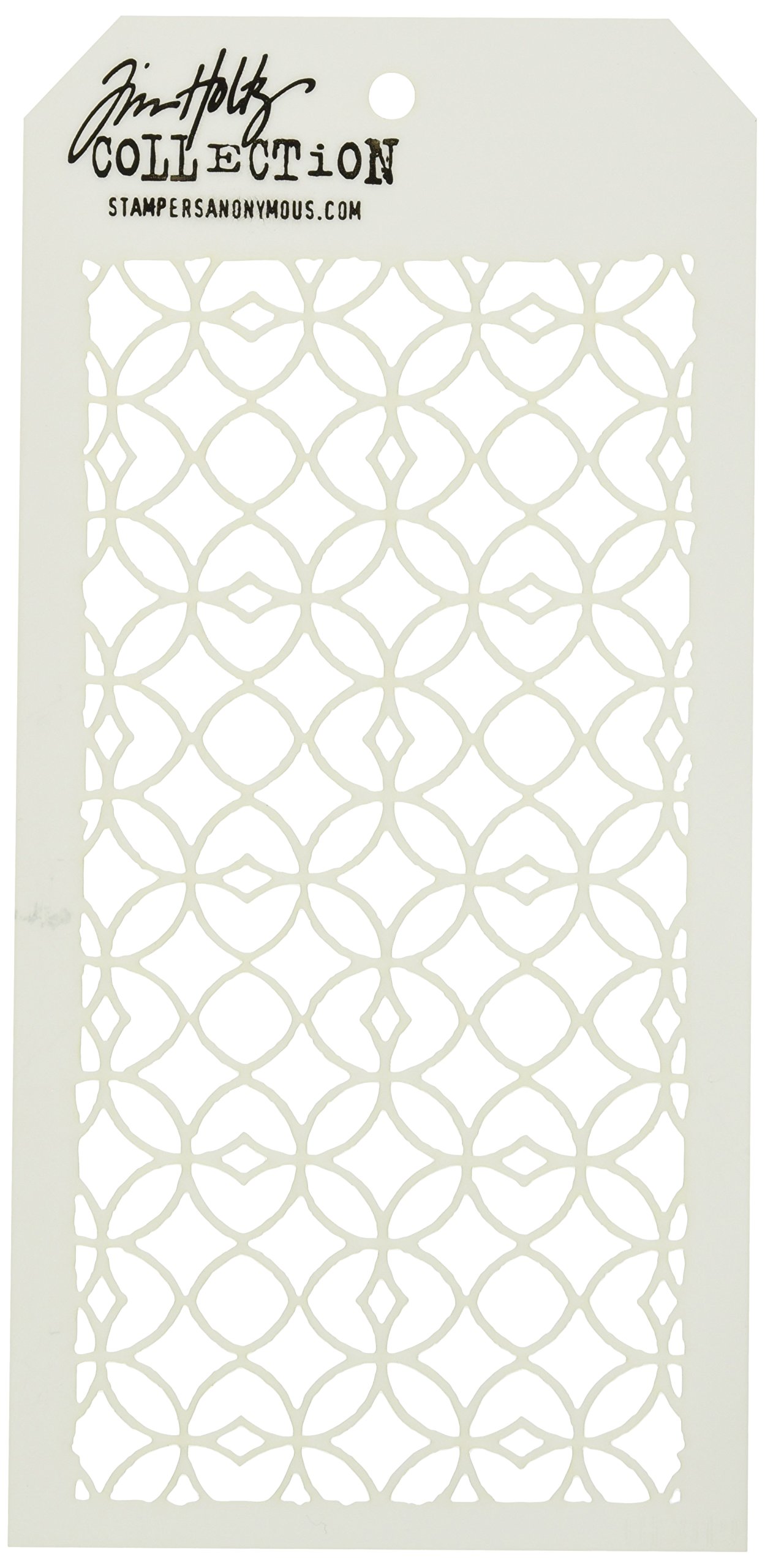 Art Gone Wild Plastic Tim Holtz Latticework Stencil,11.19 x 4.5 x 0.05