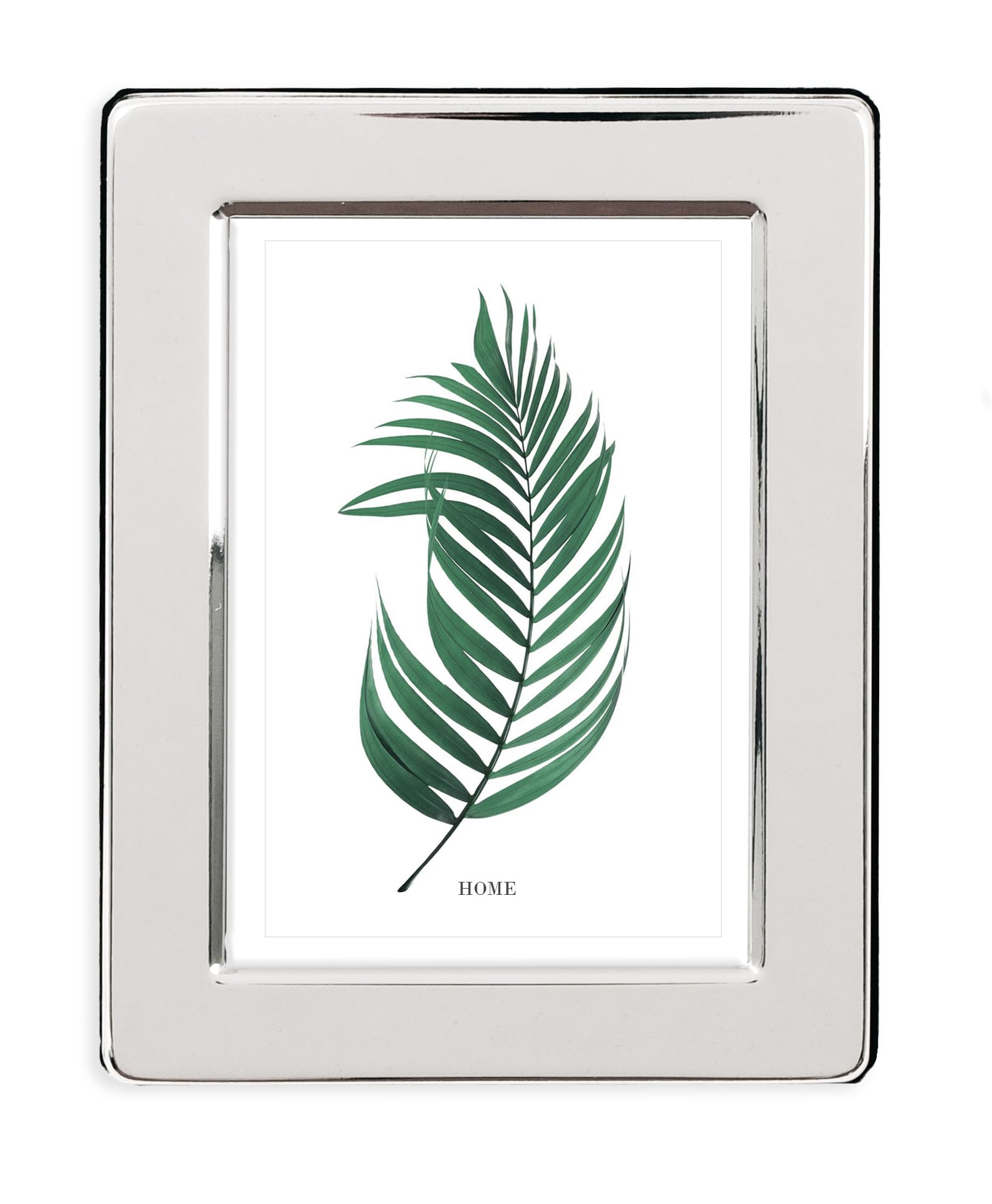 Inov8 Framing Tarnish Resistant Silver Plated Picture Frame - Narrow Edge Design for 7x5 Inch (18x12cm) Photo