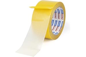 ADHES Double Sided Carpet Tape Heavy Duty, Removable & Residue-Free Rug Gripper Rug Tape for Hardwood Floors, Clear Multipurp