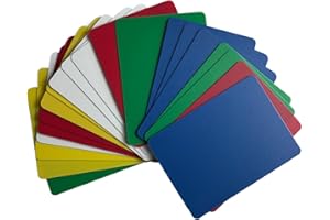 HOMUS Poker Cut Cards, 20 Pack Multi-Color Set, 2.52 x 3.465 inches, Dual-Sided Glossy/Matte Cut Cards