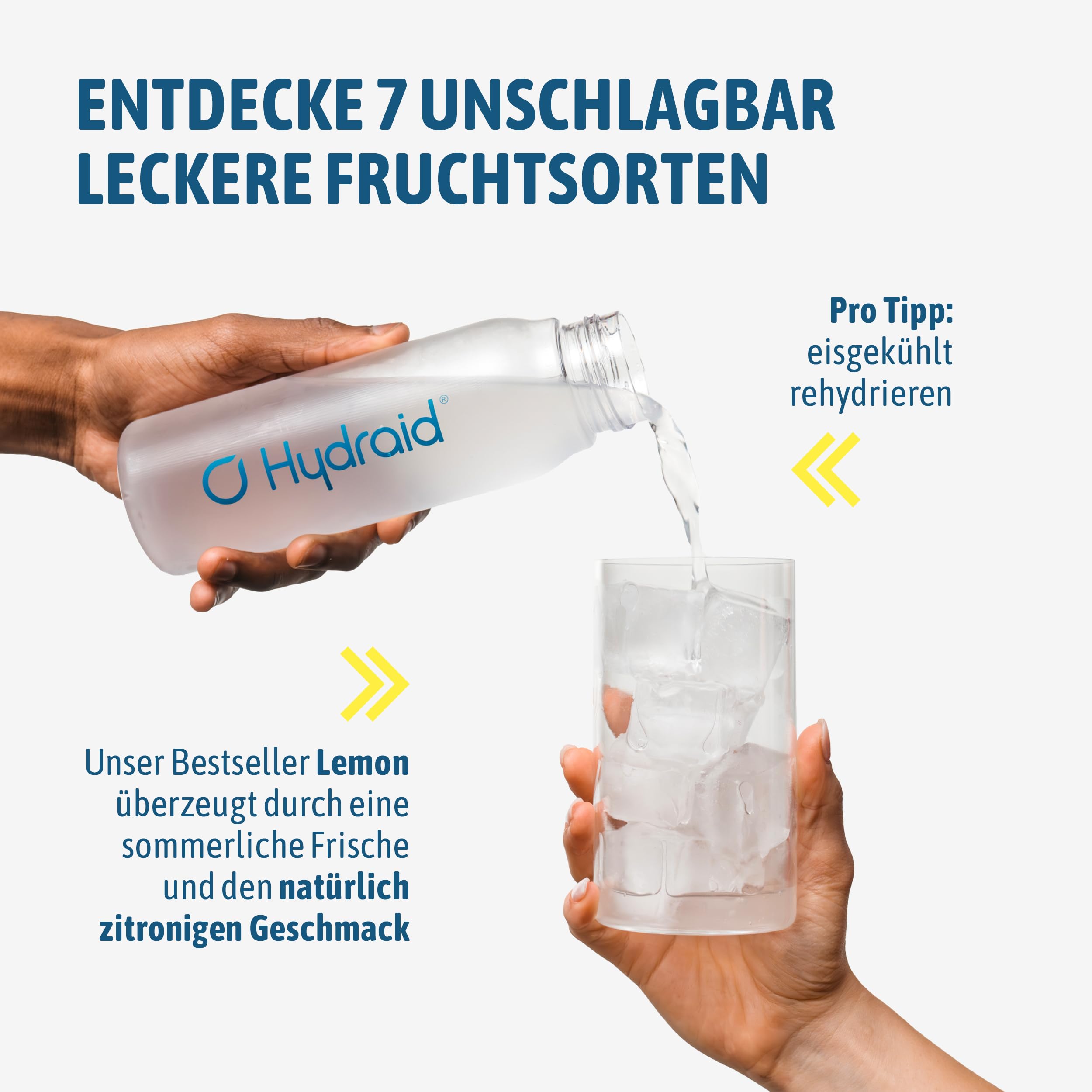 Hydraid Hydration Helper® LEMON - Elektrolyt Pulver, 25 Sticks 8