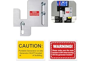 GERTRDTI Generator Interlock Kit Compatible with Eaton Cutler Hammer CH and BR Series 150 or 200 Amp Panels,Interlock Breaker Kit,1 1/4-1 7/16 inches Spacing Between Main and Generator Breaker