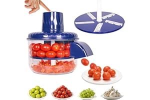 Foneso Fruit Peeling Machine, One-Touch Peeling & Auto-Ejection, Automatic Tomato Peeler for Grapes Plums Cherry Tomatoes, Ea