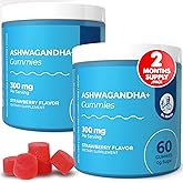 DR. MORITZ Ashwagandha Gummies for Calm, Relaxation, and Immune Support - Ashwagandha for Women and Men - with L-Theanine - Sugar Free and Non-GMO (120 Count)
