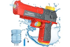 ABIFNY Water Gun Electric Automatic Water Squirt Guns Water Toy Gun Super High Capacity Squirt Guns Strongest Water Blaster for Adults Kids Boys Girls Summer Swimming Pool Beach Outdoor