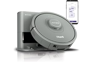 Shark RV2300SCA Matrix Self-Empty Robot Vacuum with No Spots Missed on Carpets and Hard Floors, Bagless 30-Day Capacity Base,